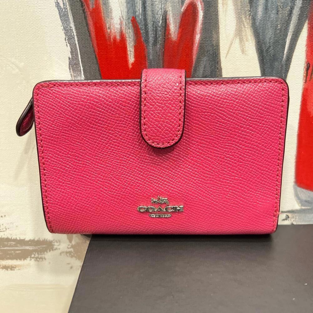 COACH Fuschia Bi Fold Wallet (CHXX030) - Picture 2 of 10